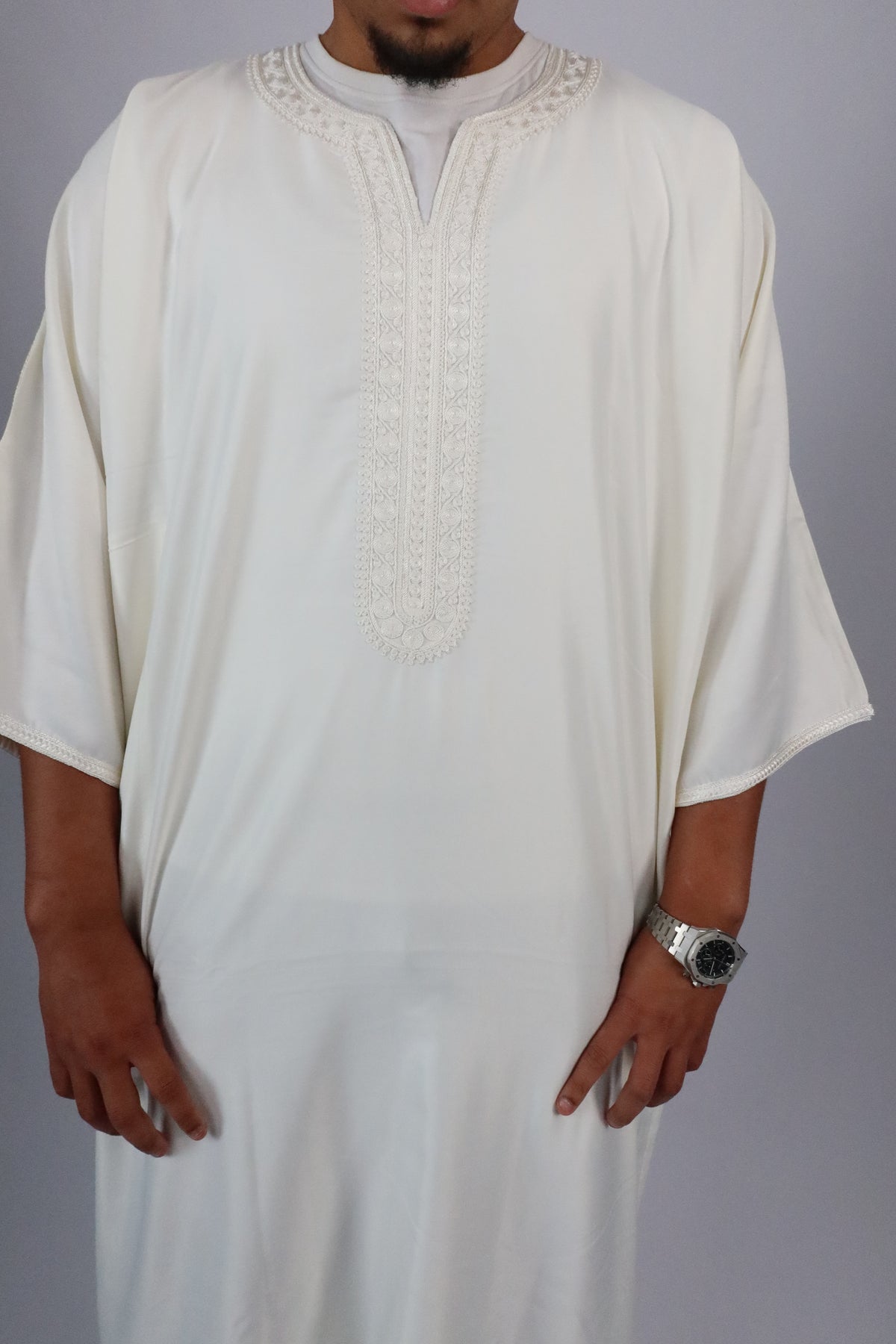 MOROCCAN THOBE - OFF WHITE
