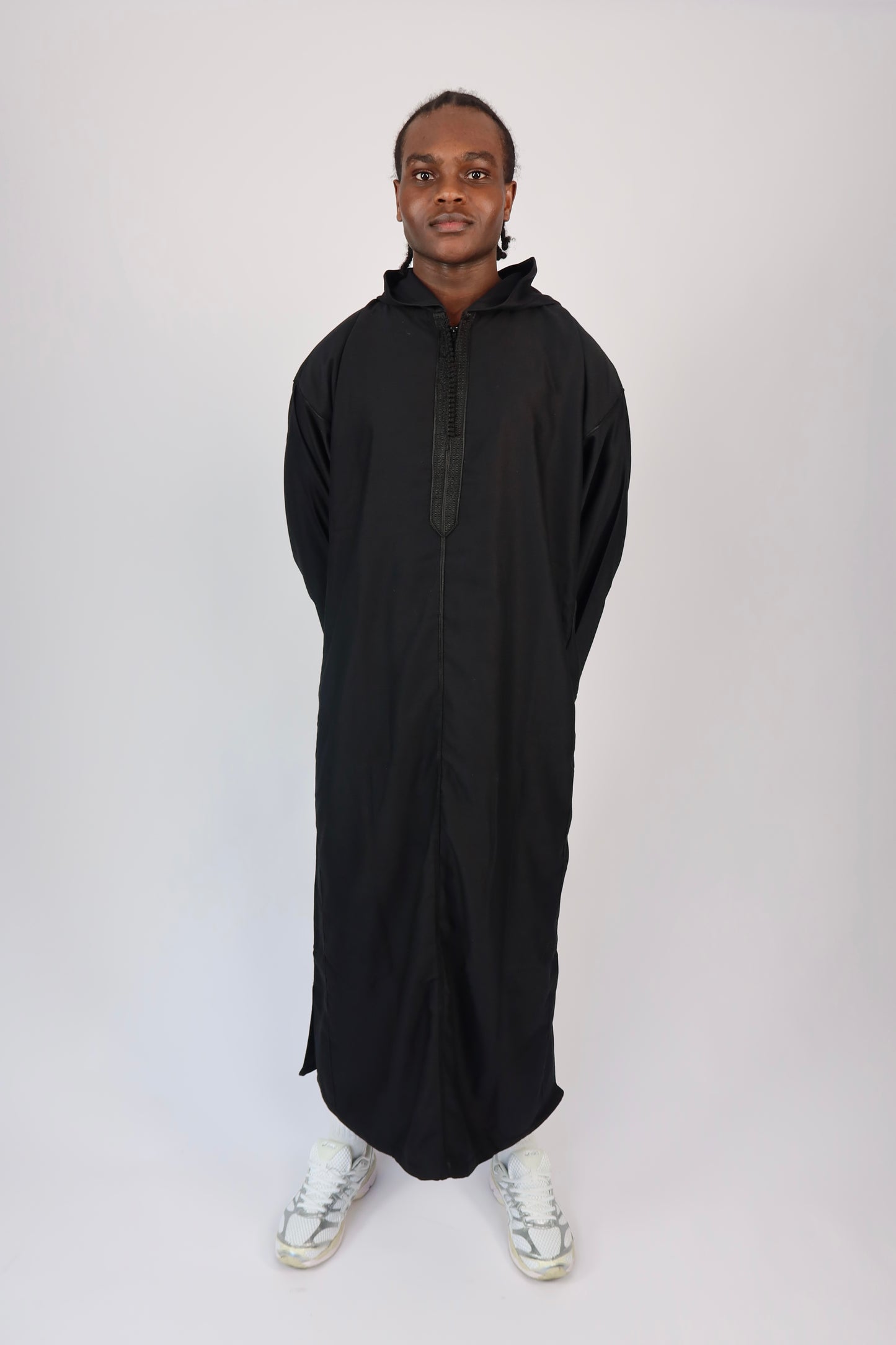 MOROCCAN DJELLABA - BLACK