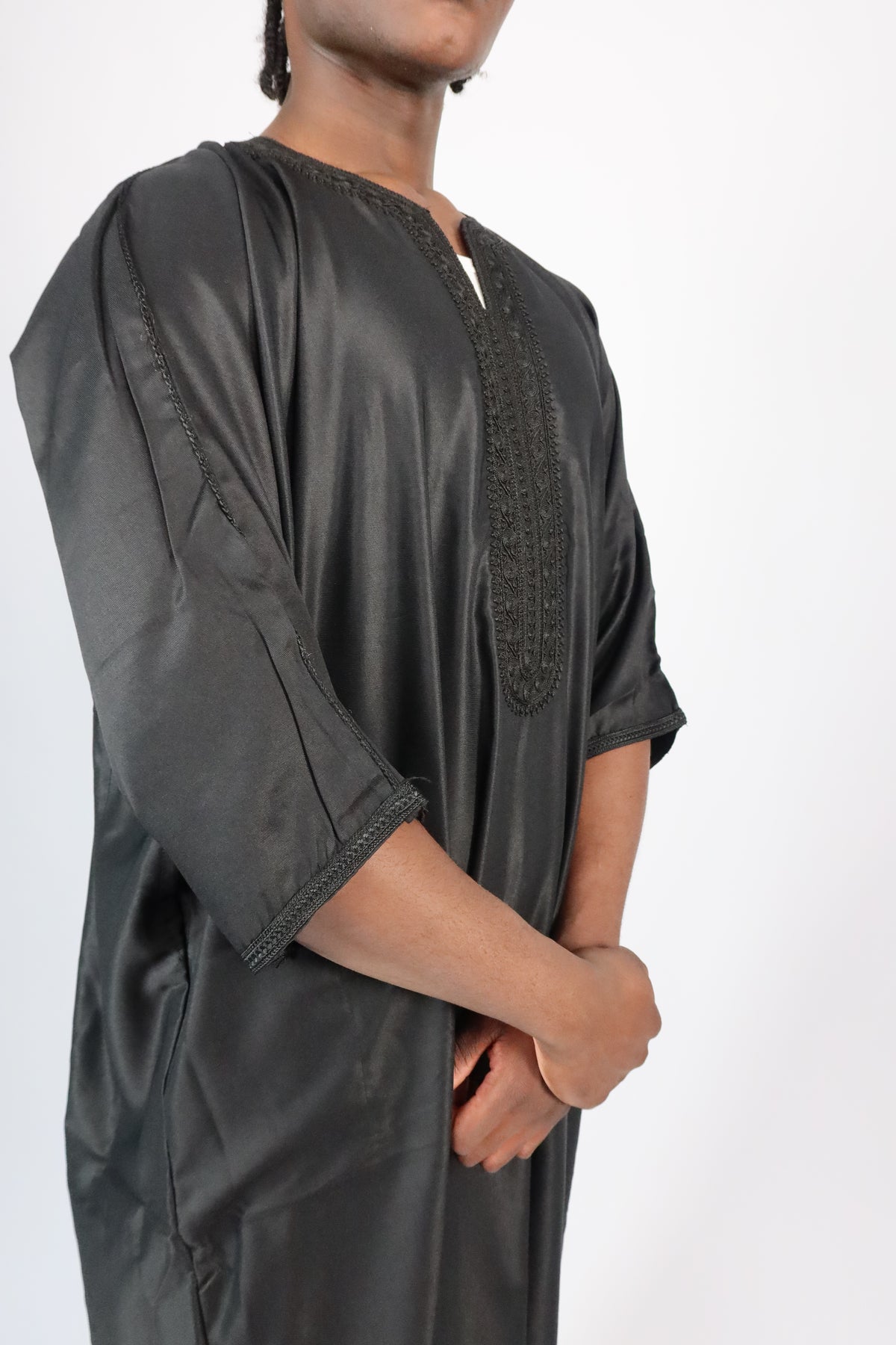 MOROCCAN THOBE - BLACK