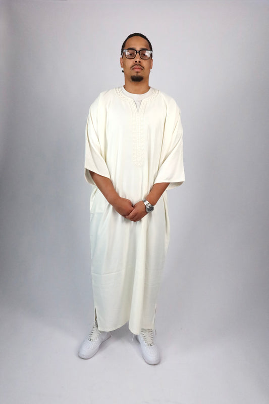 MOROCCAN THOBE - OFF WHITE