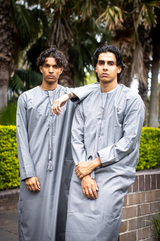 HAYAT SIGNATURE THOBE - GREY