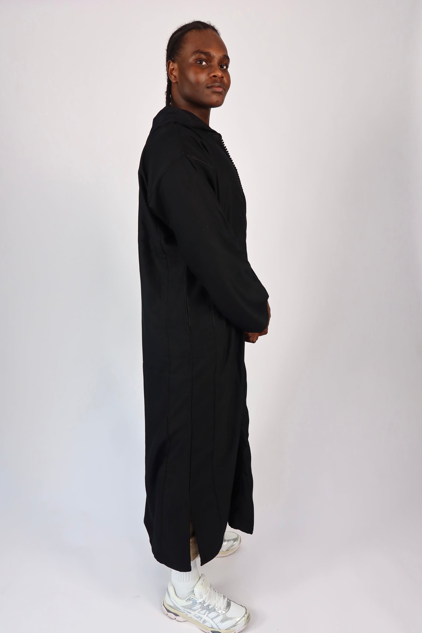MOROCCAN DJELLABA - BLACK