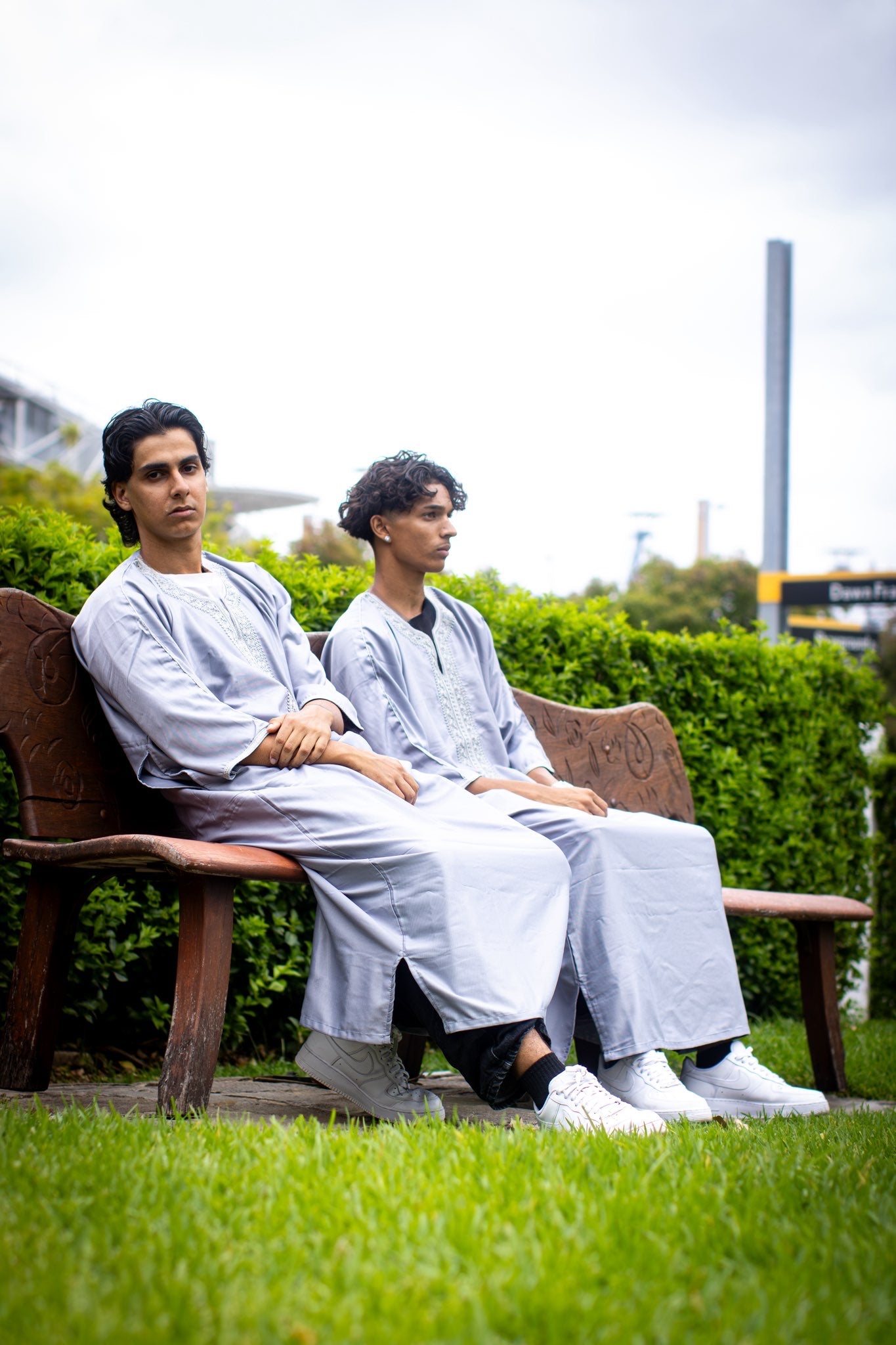 MOROCCAN THOBE - GREY