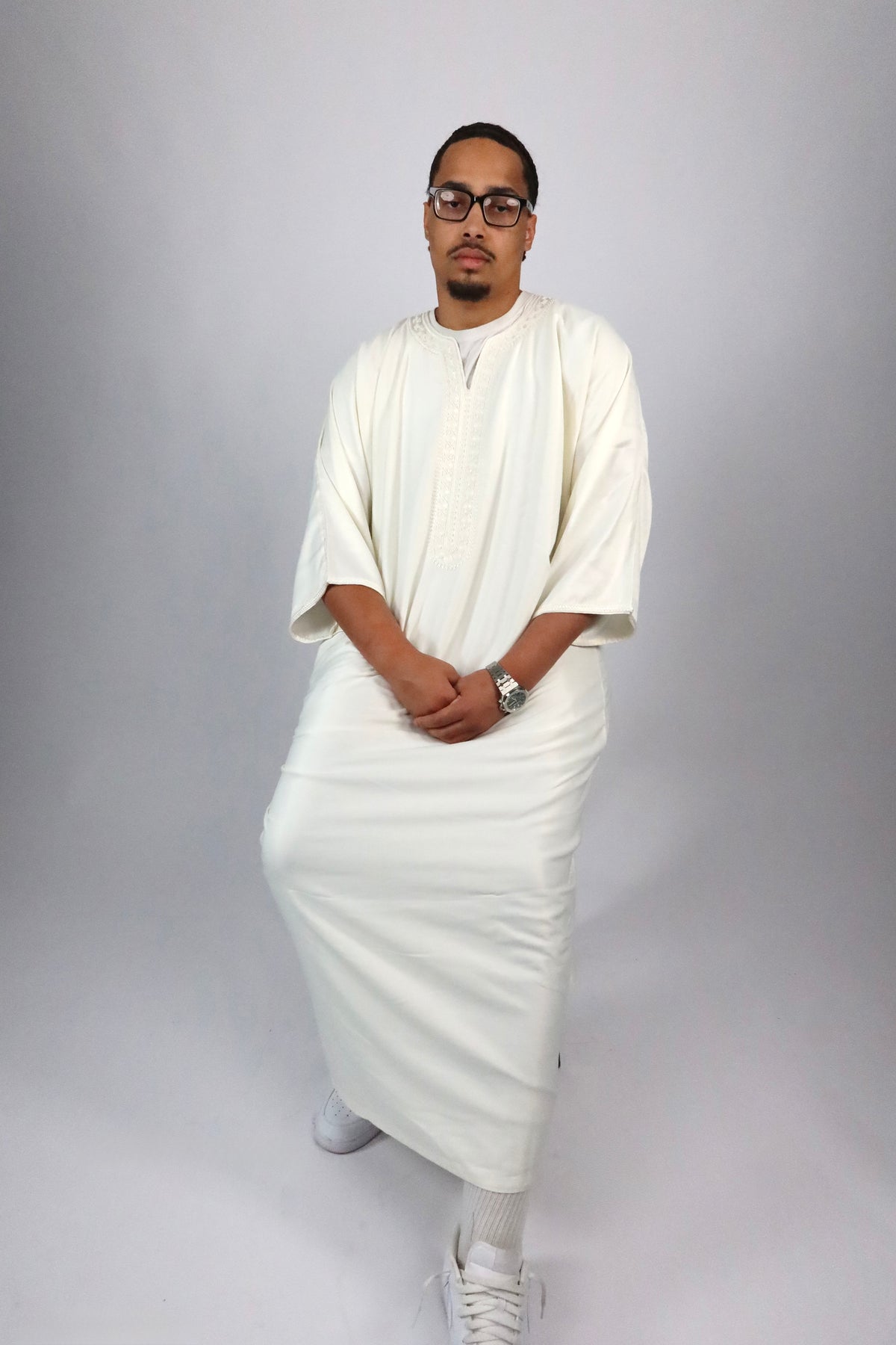 MOROCCAN THOBE - OFF WHITE