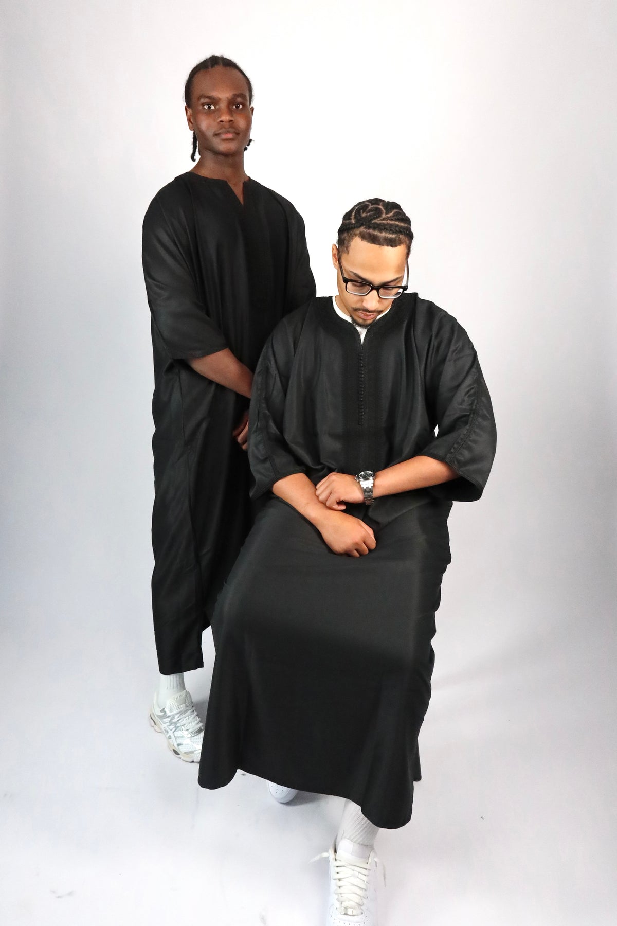 MOROCCAN THOBE - BLACK