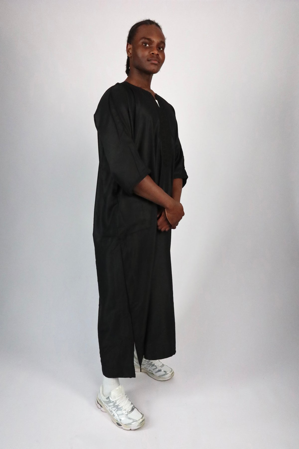 MOROCCAN THOBE - BLACK