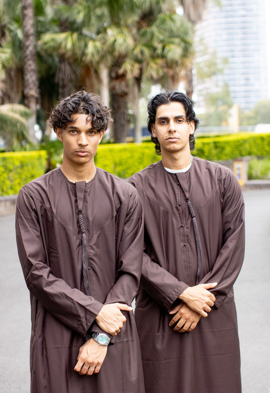 HAYAT SIGNATURE THOBE - MOCHA